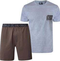 Cristiano Ronaldo Férfi Pizsama CR7 Pamut Rövid Ujjú Cristiano Ronaldo M (8730-41-2608)