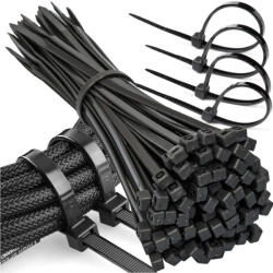 Malatec Fekete színű kábel kötegelő 2, 5x100mm 100 DB