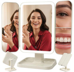 Soulima LED-es összecsukható kozmetikai tükör