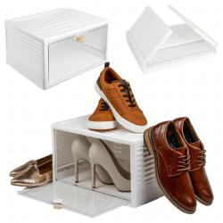 Malatec Cipőrendező Doboz Füllel, Szekrénydoboz, Fehér