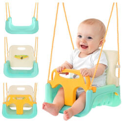 Kruzzel 3 az 1-ben gyerekhinta, otthonra és kertbe, akár 30 kg-ig- krém szín