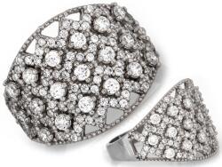 Lovrin Női gyűrű 925 ezüstből, széles, mutatós, elegáns ékszer (64544383)