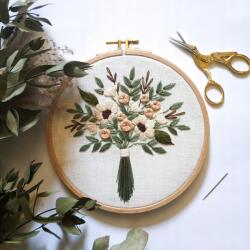 Anchor Hímző készlet Anchor mulina kanva tamborek tű (BUKIET)