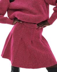 Reserved Sötét Rózsaszín Bő Szabású Miniszoknya Magas Derekú Fényes S