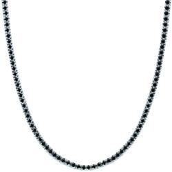 SAVICKI Тенис колие, бяло злато 585, черни диаманти 4.380ct 3.0mm 42cm