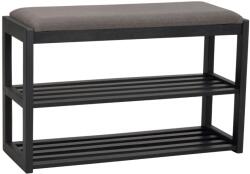 Rowico Home Fekete tölgy cipőtartó ROWICO CONFETTI 52 x 80 cm (RO-134362)