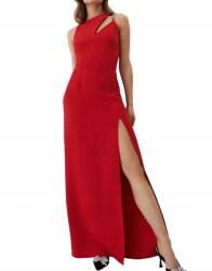 Mohito Piros Ruha Maxi Kivágás Aszimmetrikus Dekoratív Lánc 34