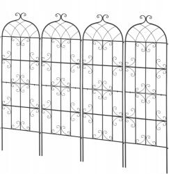Vevor 4 db-os fém kerti rács futónövények támogatására, 71x20 cm, rozsdamentes (HPJHX4JTH71WY)