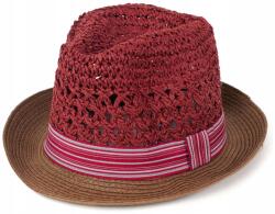 Szaleo Nyári sapka Áttört nyár trilby áttört könnyű unisex strand bordó (cz13012-7)