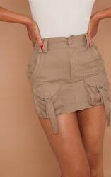 Prettylittlething Barna Magas Derekú Miniszoknya Zsebekkel Prettylittlething 36