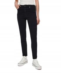 House Fekete Farmer Nadrág Klasszikus Skinny Cső Hosszú Sima 32-ES