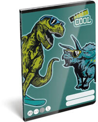 Lizzy Card Dino Cool 22965499 FSC A5 14-32 tűzött vonalas füzet (18879) - tintasziget