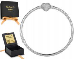 ZŁOCISTO Ezüst Karkötő Charmokhoz Alap 925 18 CM