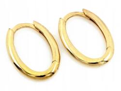 Lovrin Elegáns arany fülbevaló 585 ovális angol klasszikus stílus 14kt ajándék (Lovrin)