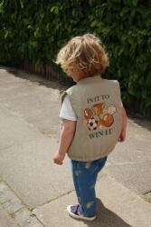 Konges Sløjd gyerek mellény JUNO VEST - zöld 110