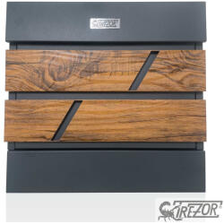 GST Tresor Postaláda Fence Design IV. Fadekor Antracit-Arany tölgy