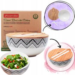 Kamille Salátatál Salátás Bambusz Deszka Kamille (4384)