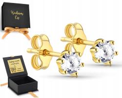 ZŁOCISTO Arany Fülbevaló Cirkóniával 925