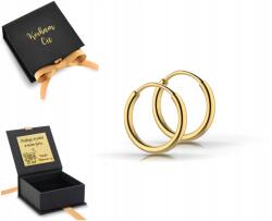 ZŁOCISTO Arany Fülbevaló Karika Kis Karika Ezüst 925 Aranyozott 1, 2CM 12MM (DLA DZIEWCZYNY NARZECZONEJ)