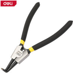 Deli Külső hajlított seeger fogó 7" 170mm DL104307