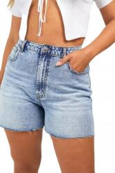 Boohoo Kék Magas Derekú Farmer Rövidnadrág Boohoo 52-ES