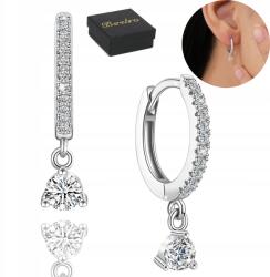 Bsrebra Ezüst Fülbevaló 925 Lógó Ezüst Körök Angol kapcsos kör