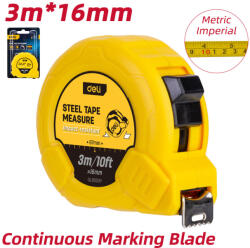 Deli Mérőszalag 3m x 16mm DL9003Y