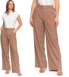 Moraj Női széles lenvászon nadrág magas derékkal Elegáns Moraj 3XL (OSD5500-003)