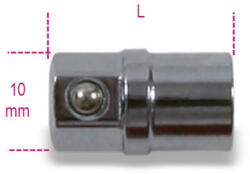 Beta 123E1/4 Adapter 1/4" 10 mm-es racsniskulcshoz 10 (BETA 123E 1/4) (BETA-001230010)