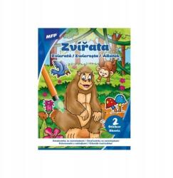 MFP kifestőkönyvek matricákkal Állatok 210x295mm/32s 5301224