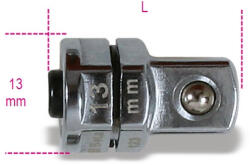 Beta 123Q3/8 Adapter gyorscsatlakozóval 3/8" 13 mm-es racsniskulcshoz 13 (BETA 123Q 3/8) (BETA-001230313)