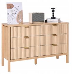 VEVOR Fa Komód 6 Fiókkal 39, 9x119, 9x78, 7CM Előszobai Szekrény (XDBLKCTJ2L6CDWD)