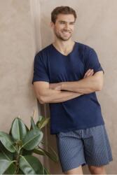 Taro Otto férfi pizsama, sötétkék, M