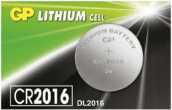 GP Batteries lítium gombelem CR2016 3V - 1db