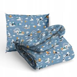 Posciel-Hurt Gyerek Ágyneműhuzat 160x200 baba 100% pamut Certfikat Szivárvány kotrógép (13)