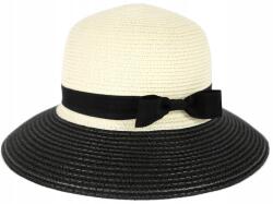 Szaleo Girona strand sapka női kis karimájú természetes stílusos könnyű fekete (cz23108v1-4)