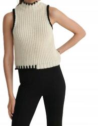 Reserved Bézs Kötött Mellény Fekete Klasszikus Kivitel Reserved S