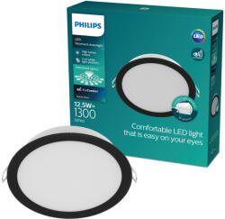 Philips LED Panel Süllyesztett LED Lámpatest 12.5W 1300lm 4000K Fekete Meson Philips (8721103131317)