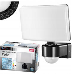 Masterled LED Reflektor Halogén Spotlámpa 30W 2200lm 4000K Semleges Mozgásérzékelővel 120° IP65 Fekete Melio Masterled (LVTNAS0376)