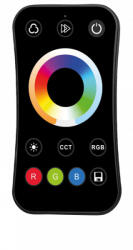 Ecolight RF érintős távirányító RGB CCT vezérlőkhöz V5-M 1 zónás fekete fényerőszabályzó R17 Ecolight (ECOAKC0552)