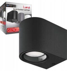 Masterled Luna Masterled kerti fali lámpa, kültéri, GU10, fekete, IP44 (LVTOPR0410)