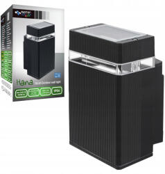 Masterled Kerti lámpatest, kültéri fali lámpa, GU10, 120°, fekete, IP54, Hana, Masterled (LVTOPR3682)