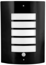 Masterled Lugo Masterled kerti fali lámpa E27 120° fekete IP44 mozgásérzékelővel (LVTOPR3730)