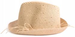 Szaleo Santiso nyári sapka trilby természetes fonott könnyű Világos bézs