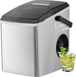Vevor Jégkocka készítő gép, 100W, 11.8KG/24H (ZDBTMSZB26LB)