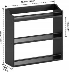  Polc Fűszertartó Konyhai Rendszerező Bővíthető Összecsukható Bambusz (PÓŁKA NA PRZYPRAWY ORGANIZER KUCHENNY BIAŁY)