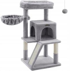 Feandrea Macska kaparófa Házikó torony oszlop 3 szint játékokkal 96 cm (PCT51W)