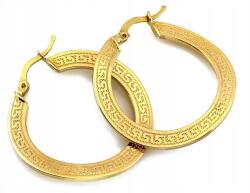 Lovrin Klasszikus arany fülbevaló 585 kerek görög út 3.09g divatos minta alkalmi (Lovrin)