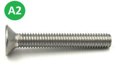 Koelner - Rawlplug Süllyesztett fejű belső kulcsnyílású metrikus csavar M12 A2 rozsdamentes DIN7991 - bakonykotoelem - 135 Ft