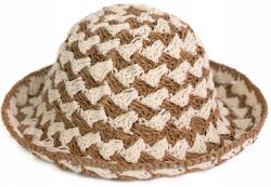 Szaleo Safira nyári sapka kihajtható strand áttört természetes Világos barna - allegro - 4 145 Ft